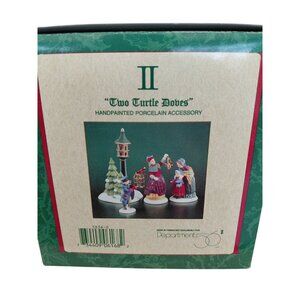 Vtg "Two Turtle Doves" Village Collection Dickens Village Series Dept. 56